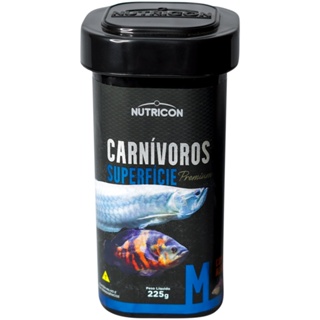 Ração Para Peixes Nutricon Carnivoro Superficie 225g M