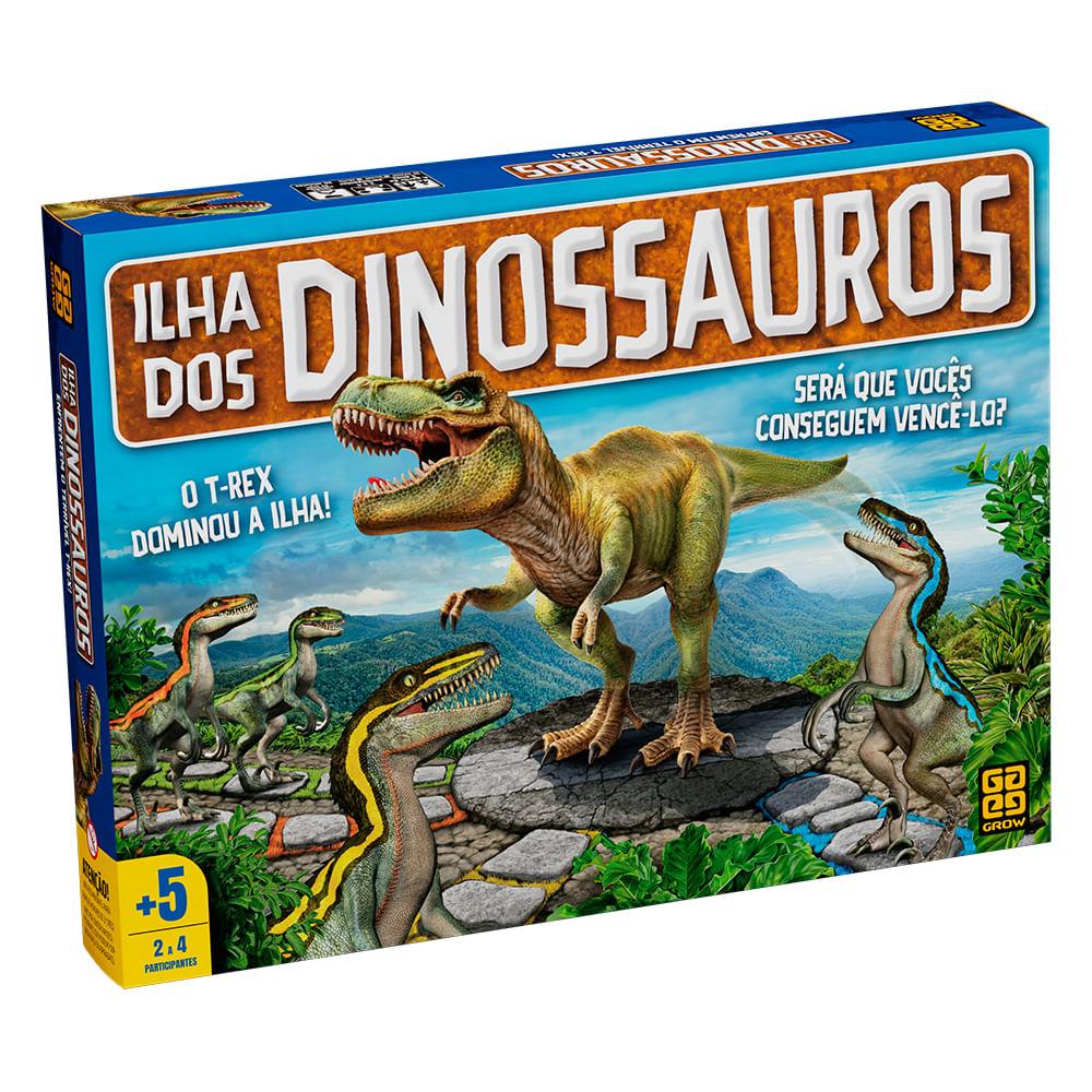 Jogo Educativo Dino Park 3d 43 Pecas em Madeira Ciabrink - Jogos