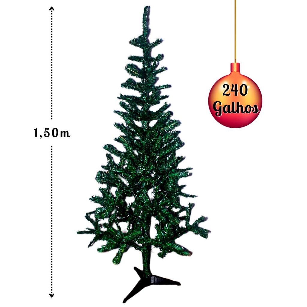 Árvore de natal com neve Himalaya verde 240 cm