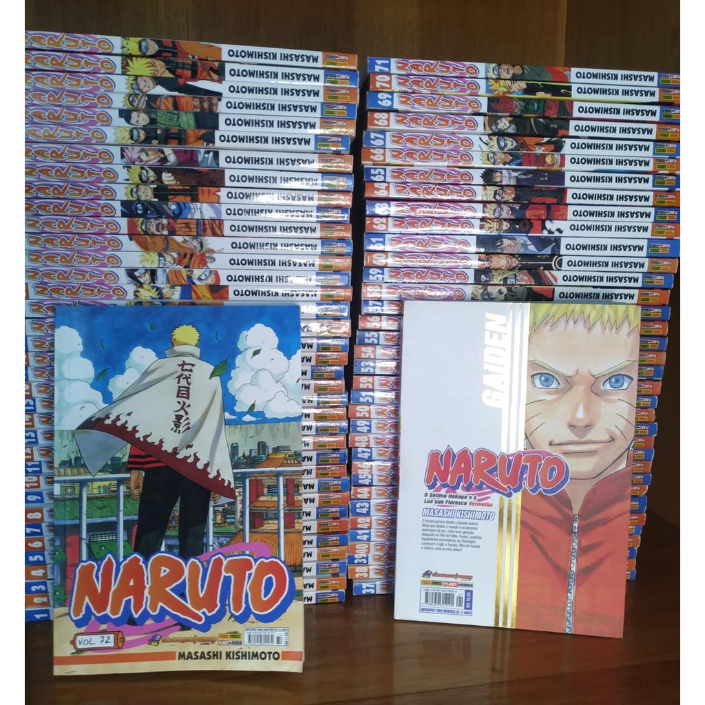 Naruto Mangá Completo do 1 ao 72