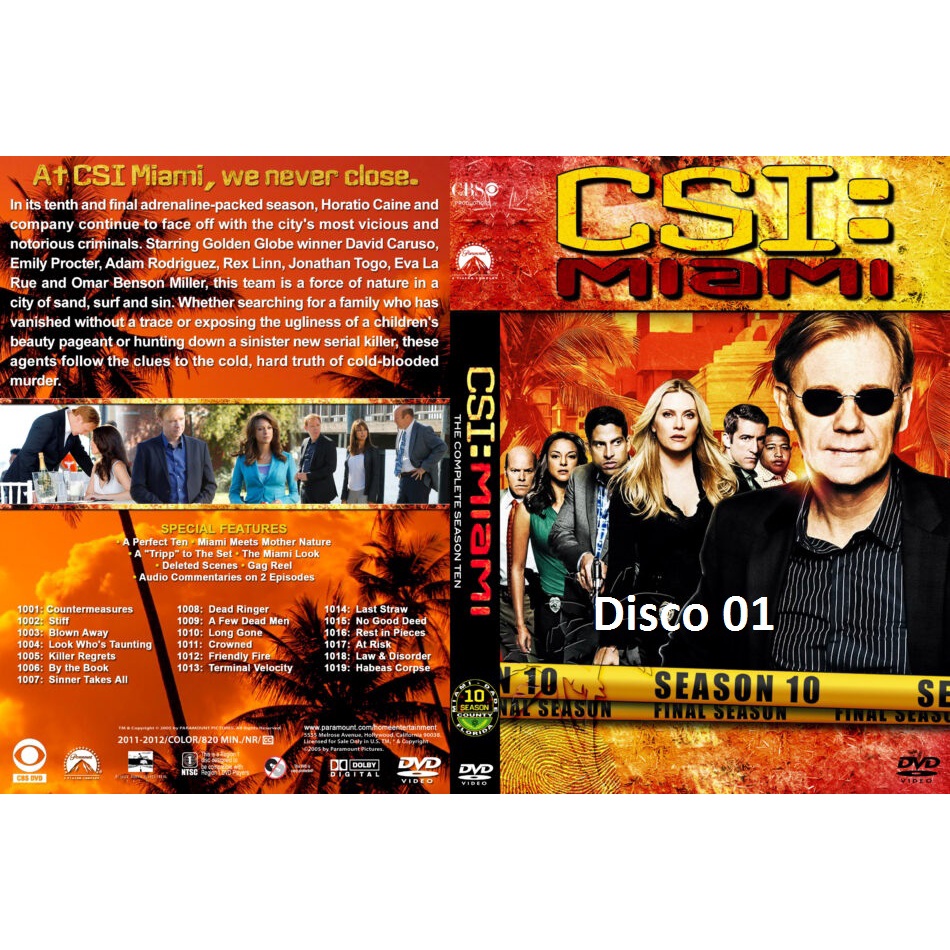 CSI: Miami DVD BOX シーズン1-10 CSI Miami: The Complete Season 10 [DVD] : David Caruso