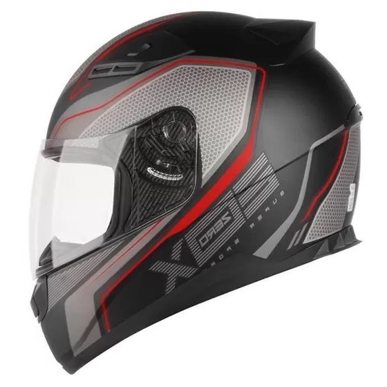 Capacete Ebf E0x Super Sport Preto E Vermelho Fosco Shopee Brasil