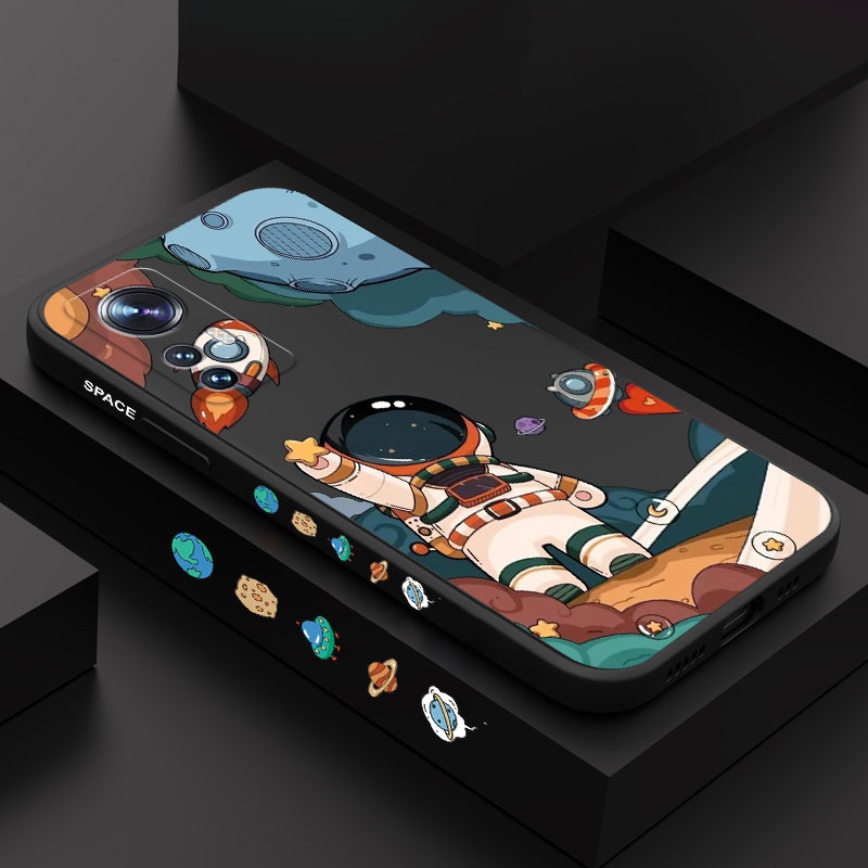Capa Para Telefone Astronauta Hey Astronaut Xiaomi Mi 12 12X 11 Ultra Pro Lite 11Lite 11i Design Criativo