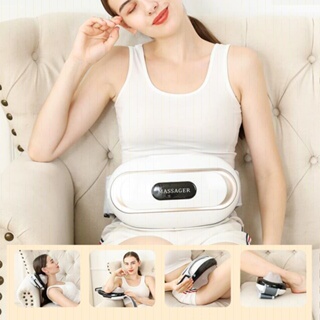 Cinta Massageadora Vibratoria Fitnes Abdominal Infravermelho