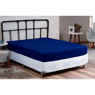 05 Lencol Cama Casal Queen AVULSO C/Elastico Premiun Liso
