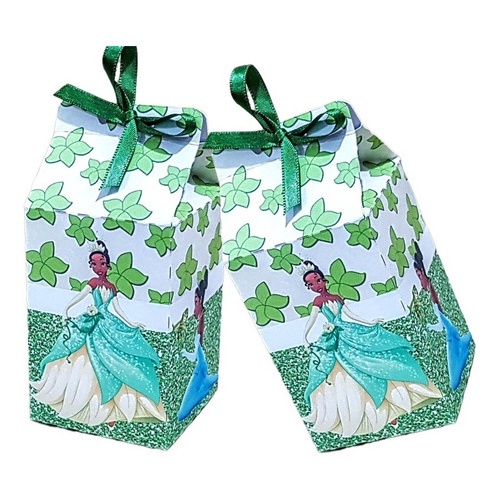 20 Caixinhas Milk Personalizada Tema Princesa E O Sapo | Shopee Brasil