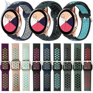 Pulseira Silicone Furadinha com fecho 20/22mm Sport Watch3 Active2 GTR42/47mm GTS GTR3/PRO