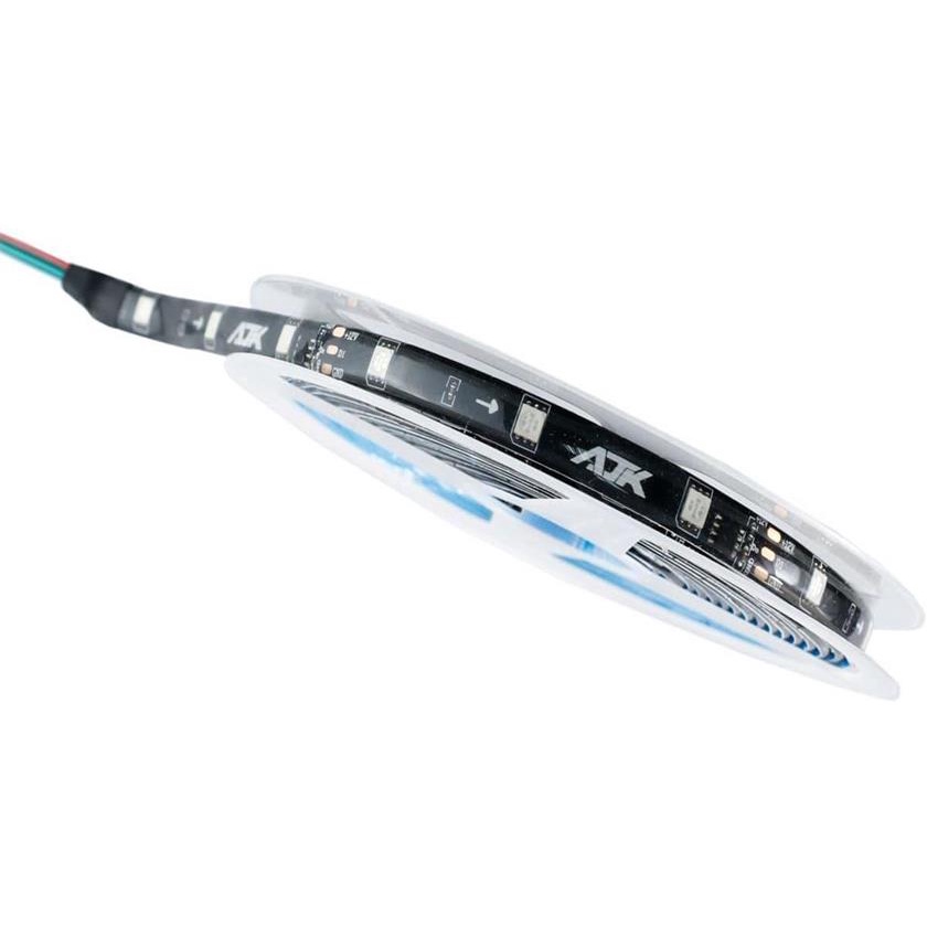 Fita Led Ajk Digital Rgb Ws2811 36w Ip65 150 Led Smd 5m