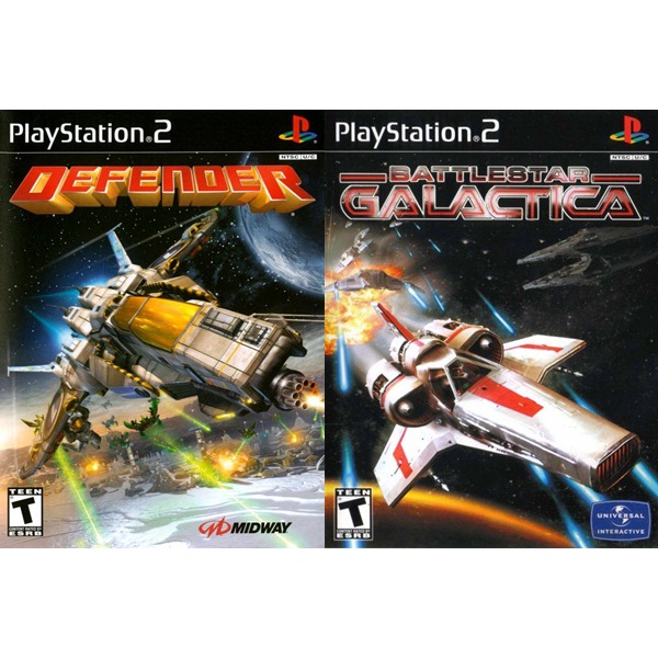 Kit Defender + Battlestar Galactica com 2 Jogos (PS2) | Shopee Brasil