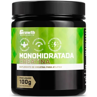 Creatina Monohidratada - 100g - Growth Supplements