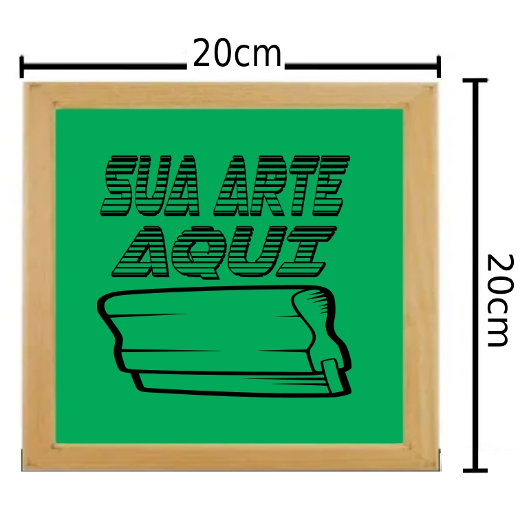 Tela - Matriz Para Serigrafia Quadro 20x20