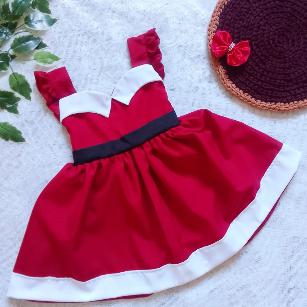 Roupas hot sale natalinas infantil