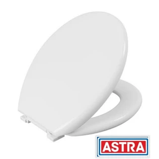 Assento Sanitário Oval Almofadado Astra Branco