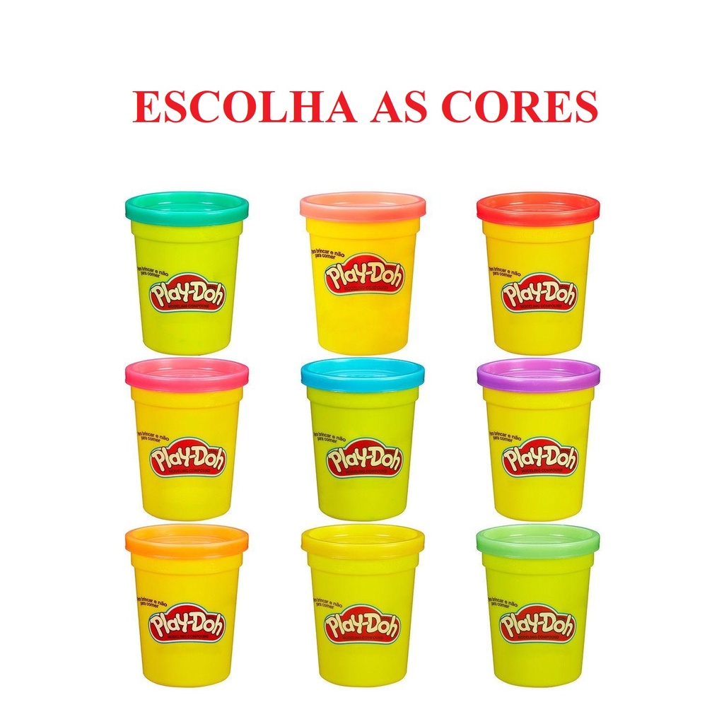 Play-Doh Massinha de Modelar Grab'n Go Refil com 6 Cores - A2762 A2763 -  Hasbro - Dorémi Brinquedos