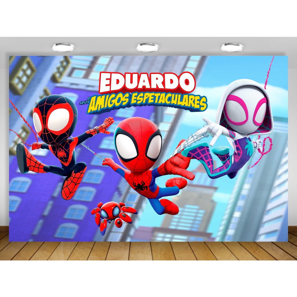 Painel Spidey E Seus Amigos Espetaculares Decora O Super Her Is Os Vingadores Avengers