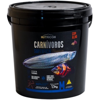 Ração Para Peixes Carnívoros De Superfície M Nutricon 1,1kg