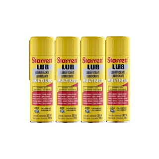 Kit 4 Oleos Desengripante Lubrificante Multiuso 300ml S-LUB3 STARRETT