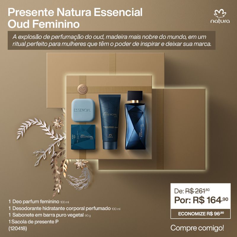kit essêncial Oud feminino