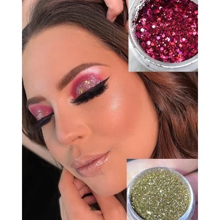 KIT GLITTER PARA UNHAS E MAQUIAGENS - 6 UND.