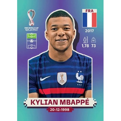 Qual a figurinha do Mbappé?