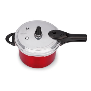 Panela de Pressão Brinox Pressure 4,2 L - Ø20 x 14,5 cm Vermelho