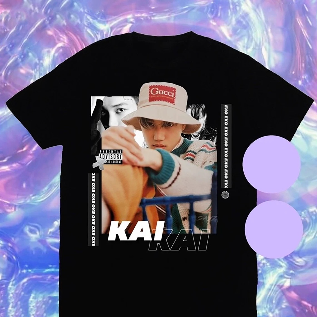 exo カイ Tシャツ Camiseta T-shirt Unissex Kai Exo Kim Jong-in Kpop | Shopee Brasil