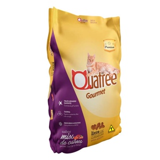 Ração Quatree Gourmet Gatos Adultos Mix de Carnes - 10,1kg