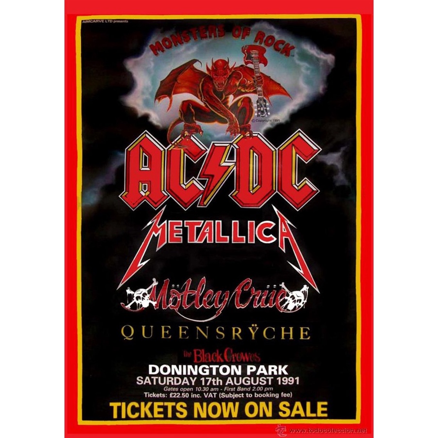 CLASSIC　ROCK POSTERS Poster Premium - Rock Classico - Várias opções e bandas