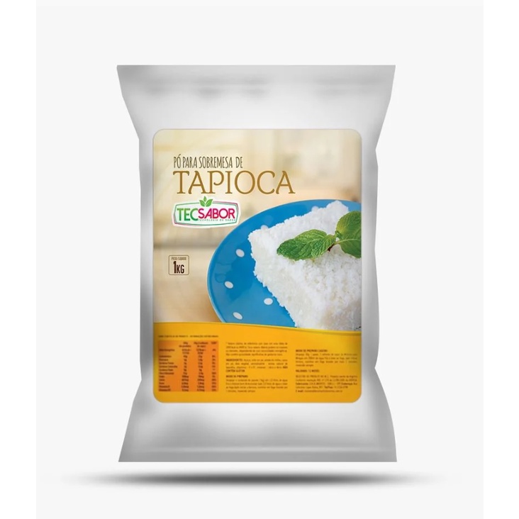 Preparo para Tapioca 1Kg TecSabor | Shopee Brasil
