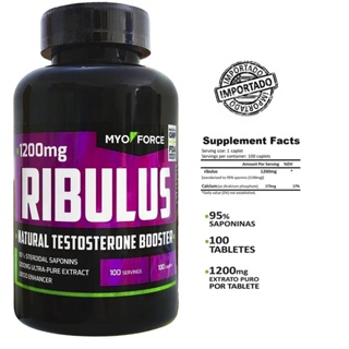 Testo Booster 1200mg 100 Tablets Suplemento - Myo force Importado