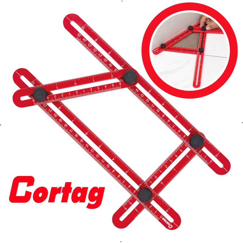 Gabarito Angular Multifunção - Cortag