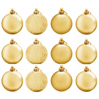 Natal Jingle Bell Dourado Com Bola De Galho De árvore E Laço