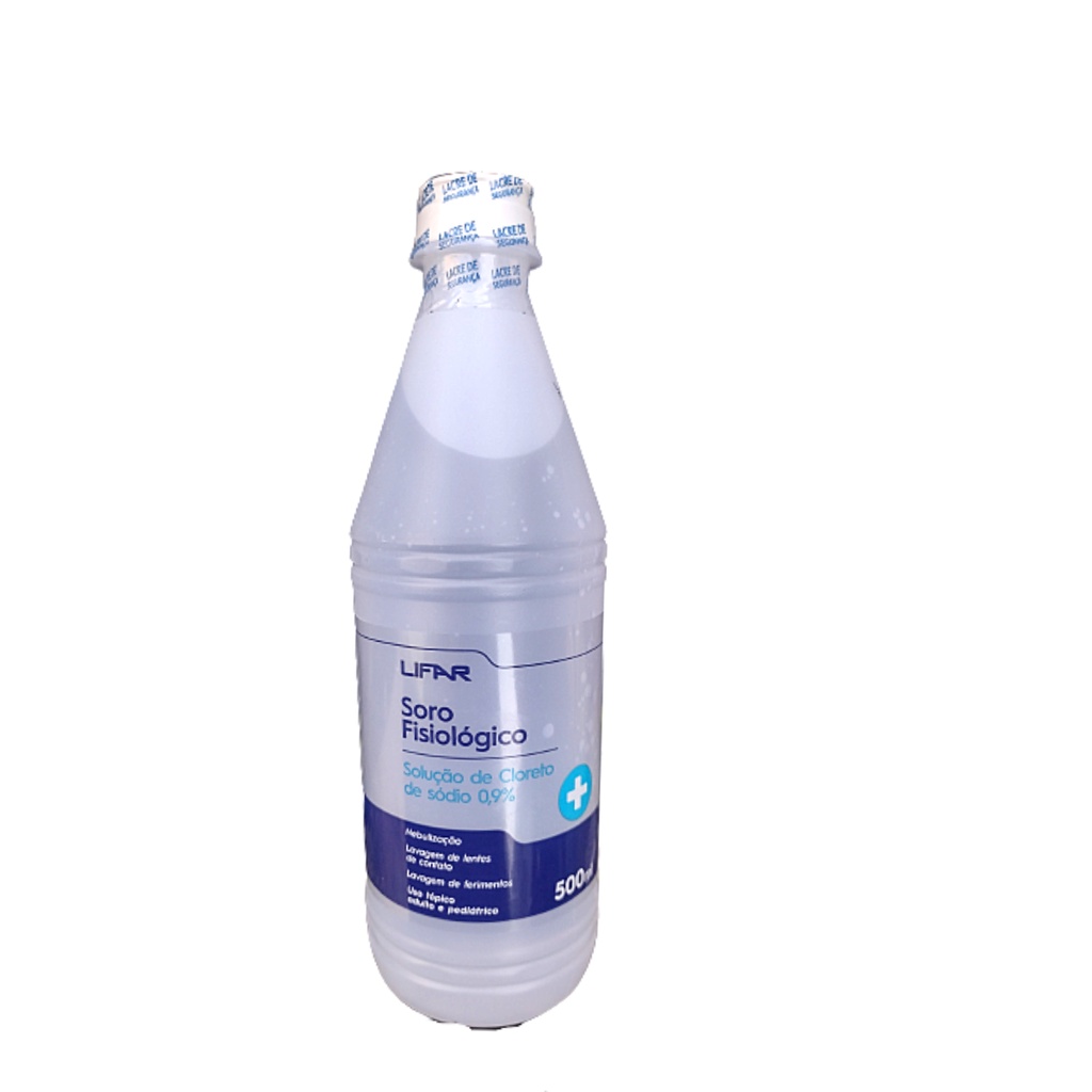 Kit 2 Solução Fisiológica Soro Cloreto De Sódio 500ml Cada