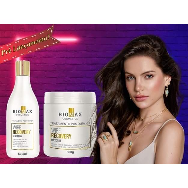 Home Care Pós Progressiva Biomax Shampoo + Máscara 500g | Shopee Brasil