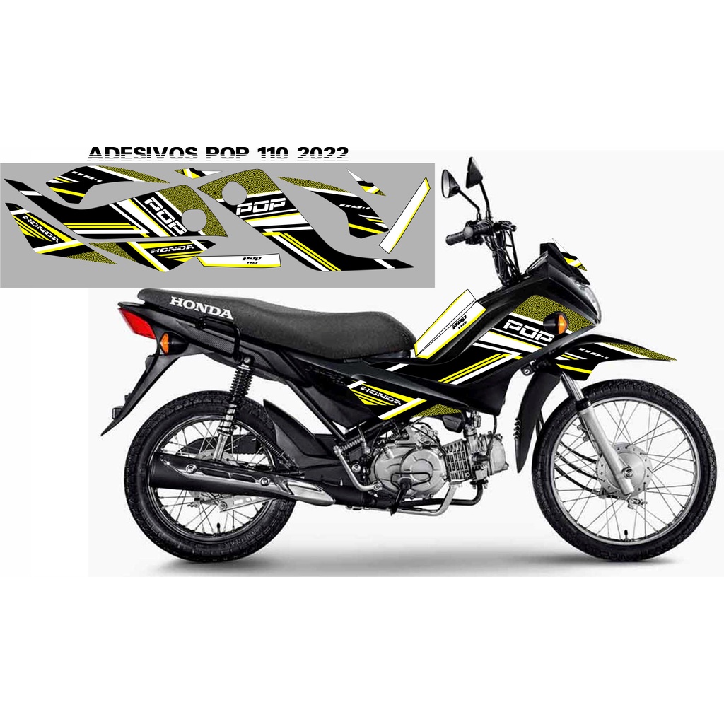 KIT ADESIVOS POP 110 PERSONALIZADA