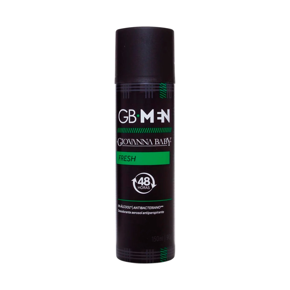 Desodorante Aerosol Giovanna Baby Gb Men Fresh150Ml