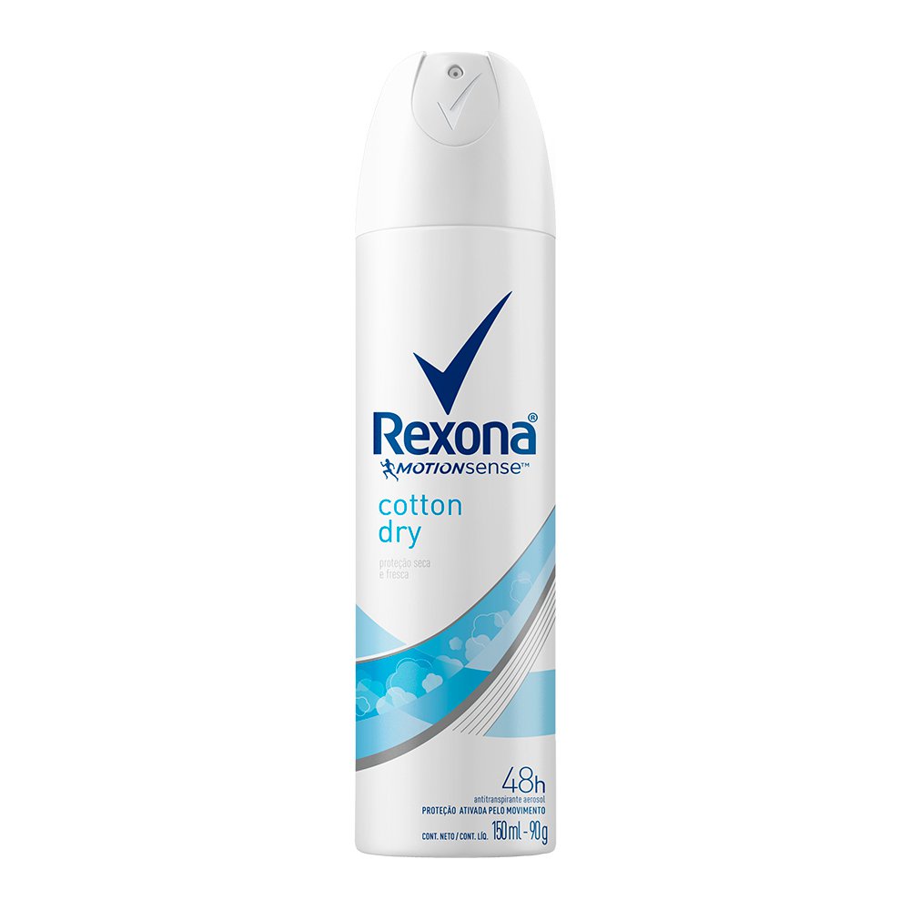 Desodorante Antitranspirante Aerosol Feminino Rexona Invisible 72 horas  150ml - Drogaria Sao Paulo