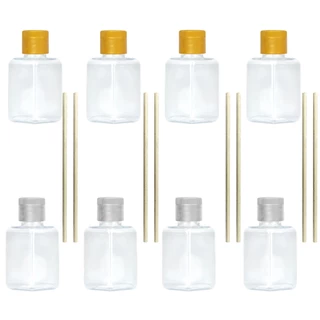 30 Kit Frasco Pet 40ml Quadrado Aromatizador Difusor Lembrancinhas De Festas