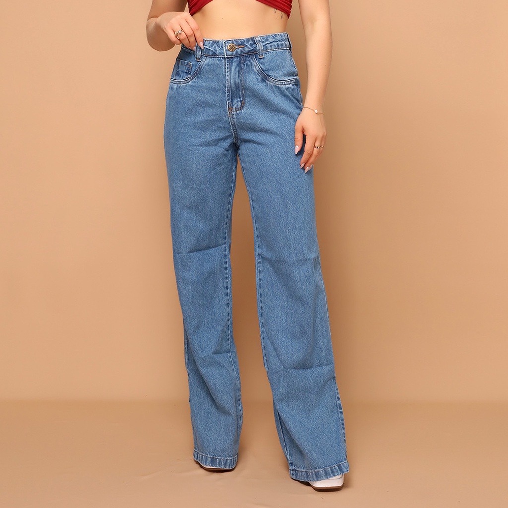 Calça jeans best sale feminina sem strech