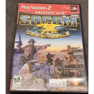 Jogo Socom Us Navy Seals Greatest Hits - Ps2 Completo - Mídia Física Original