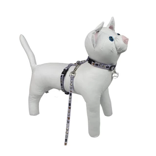 Peitoral Modelo H Luxo Para Passeio Gatos Filhotes