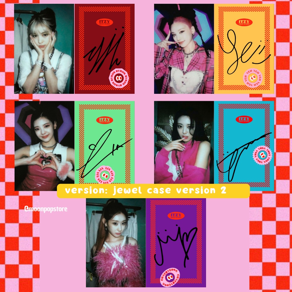 Photocard Kpop Itzy Crazy in Love - VALOR POR UNIDADE