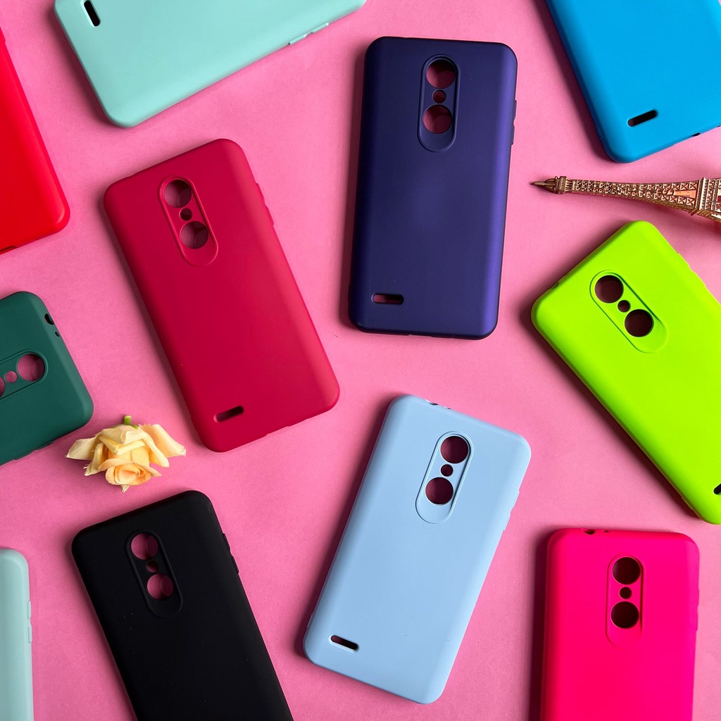 Capinha Para LG K11/ K11 Plus Capa Case Silicone Aveludada Colorida ...