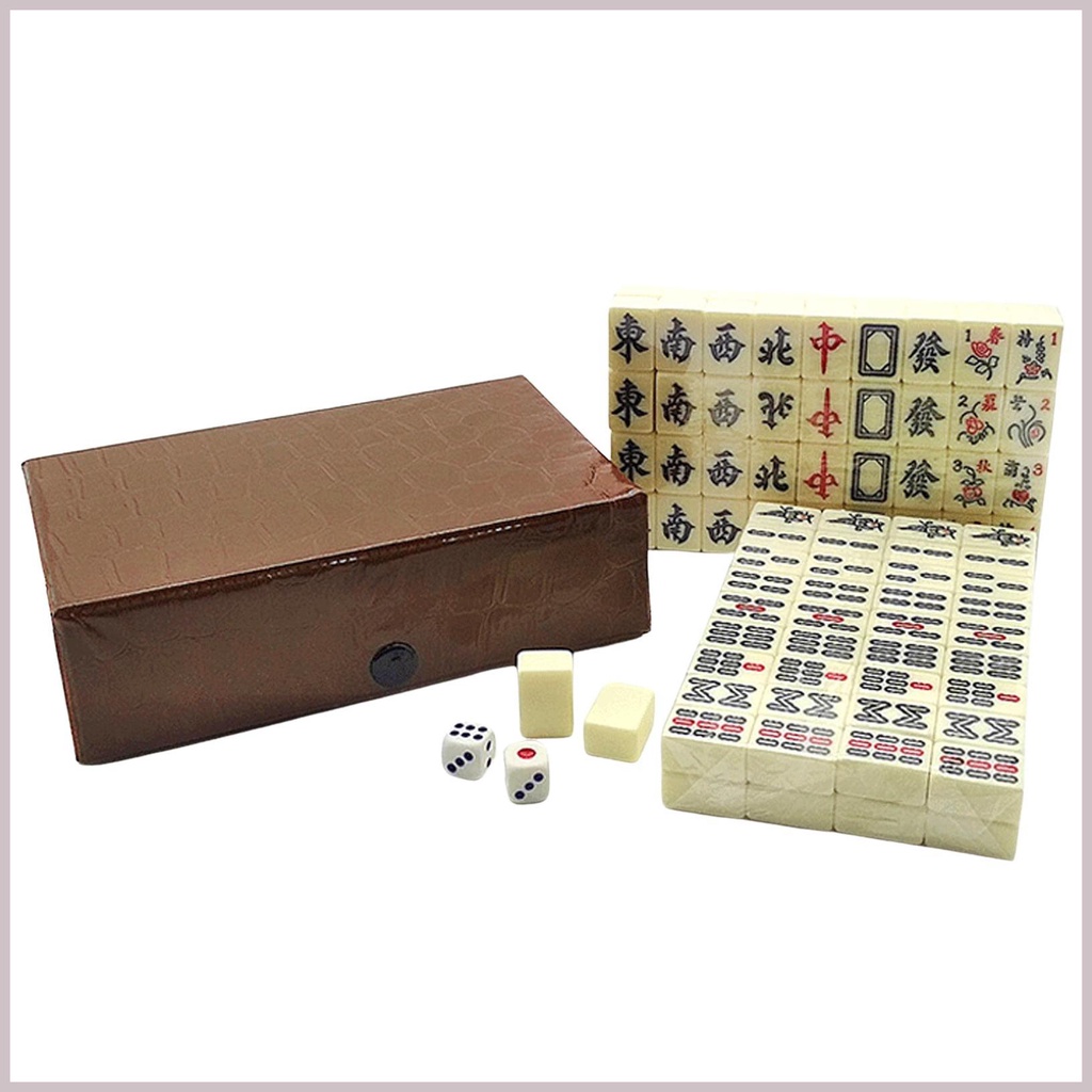 Chinês tradicional mahjong conjunto de dados jogo de mesa modelo 3d diy  mini blocos de diamante tijolos brinquedo de construção para crianças -  AliExpress