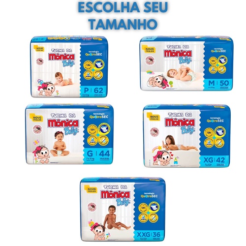 Fralda Turma Da Mônica Baby Giga – Clube Baby Promoções para