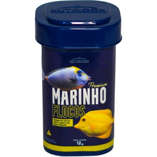 Alimento Ração Para Peixes Nutricon Marinho Flocos 12Gr