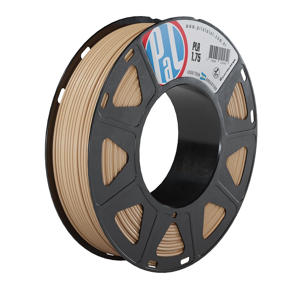 Filamento PLA Bege 1,75mm 250g Printalot para Impressora 3d