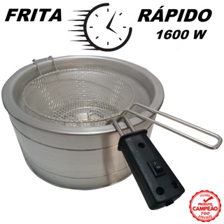 Fritadeira Elétrica a óleo tacho 3 litros profissional