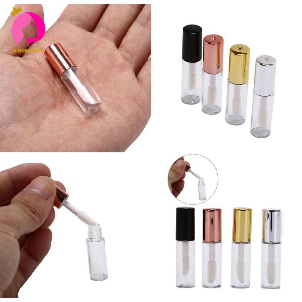 10pcs 1,2ml Bálsamo De Brilho Labial Vazio Recipiente Cosmético
