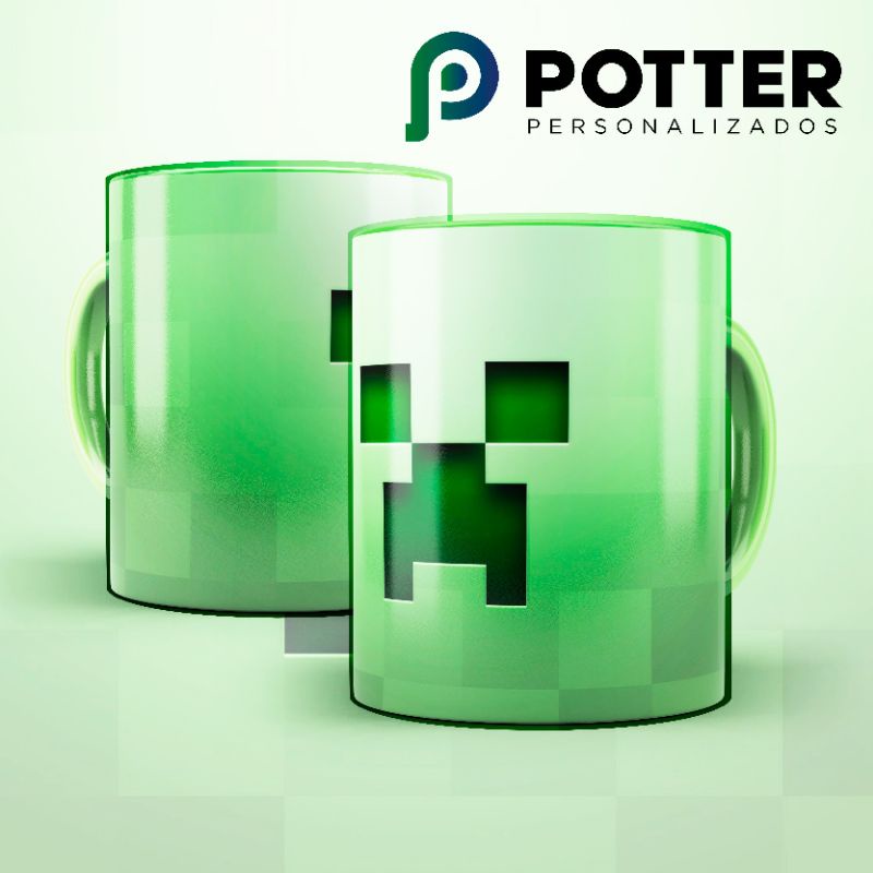 Taza personalizada minecraft